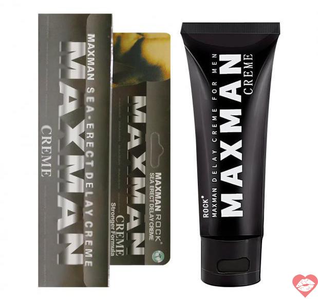 Đại lý Gel bôi trơn tăng kích thước, hỗ trợ kéo dài thời gian Maxman Xám - Chai 60g nhập khẩu 