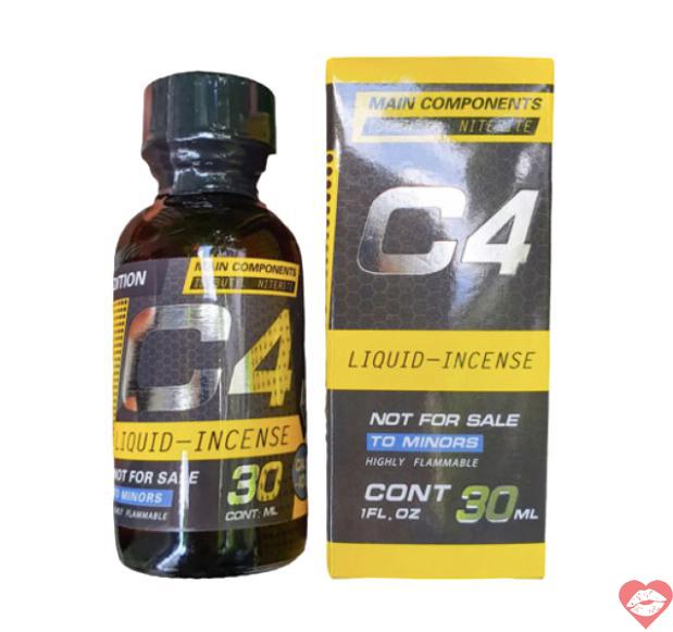 Shop bán Popper C4 vàng 30ml chính hãng PWD Mỹ chai hít kích thích loại mạnh giá sỉ 