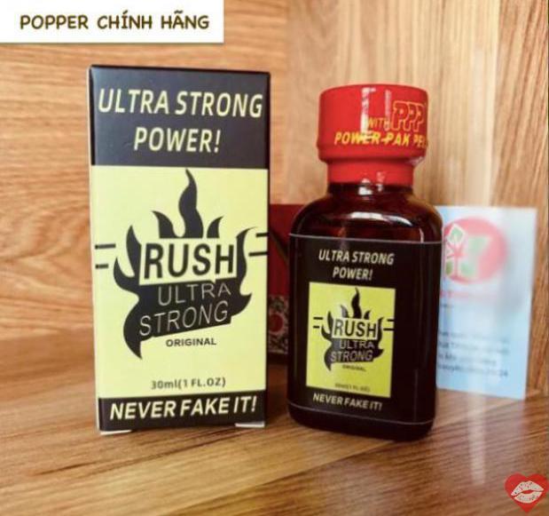 Nhập sỉ Popper RUSH ULTRA STRONG ORIGINAL 30ml Chính Hãng Mỹ PWD chính hãng 
