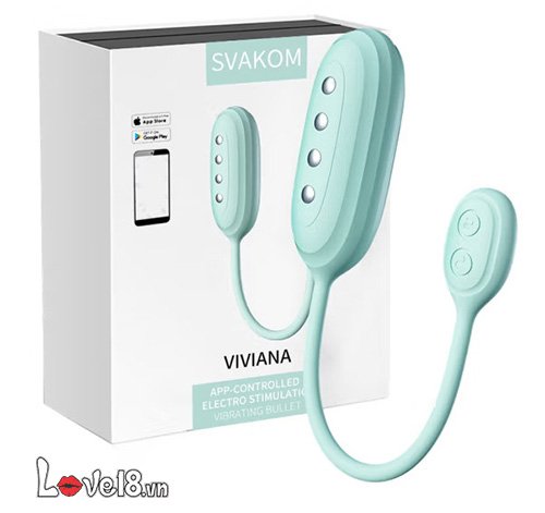 Trứng rung kích thích bằng xung điện Svakom Viviana – Điều khiển xa qua App